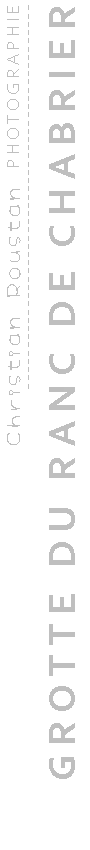 (Spéléo, Grotte du Ranc Chabrier, Gard)