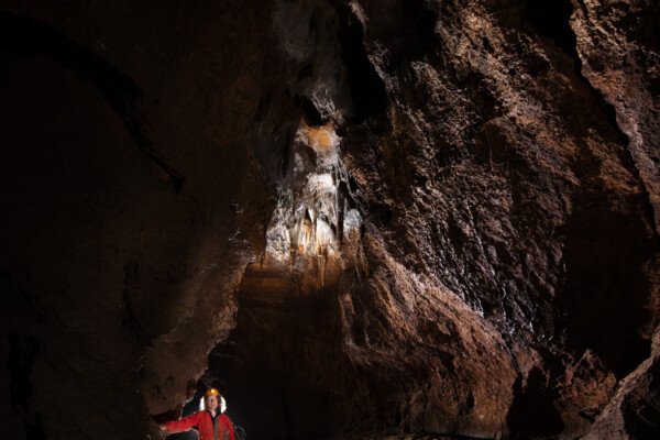 Grande galerie. (Grotte du Barrage, Gard)
