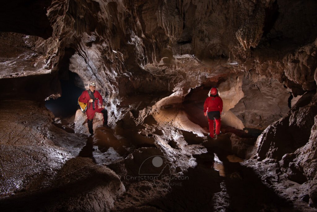 Terminus avant le siphon. (Résurgence de Bourbouillet, Ardèche)