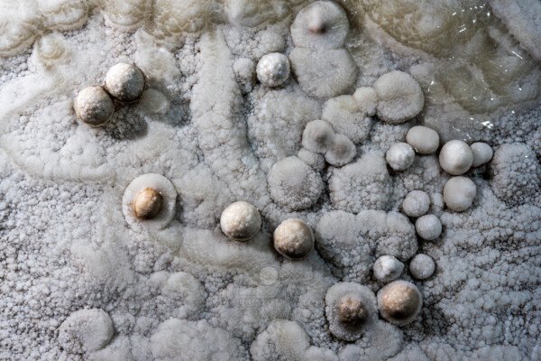 Perles avec ou sans collerette (Réseau des perles, Sud France, Pisolithes)