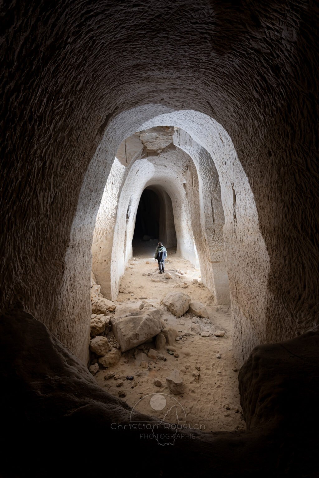 À la poursuite d'Aladin (Carrière de sable blanc, Piolenc, Vaucluse)