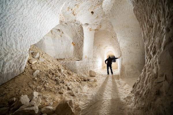 (Carrière de sable blanc, Piolenc, Vaucluse)
